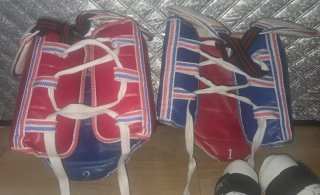 Protecciones Taekwondo: Peto, Guantes, Pies