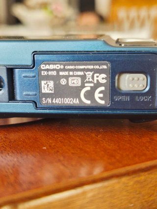 Casio Exilim Fotocamera Digitale Blu