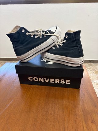 Converse Plataforma Mujer Talla X Negro