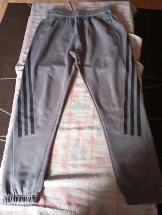 Pantalón Chándal Adidas Gris Talla M