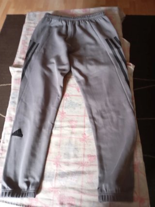 Pantalón Chándal Adidas Gris Talla M