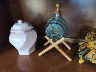 Juego 3 Jarrones Decorativos Cerámica y Cristal