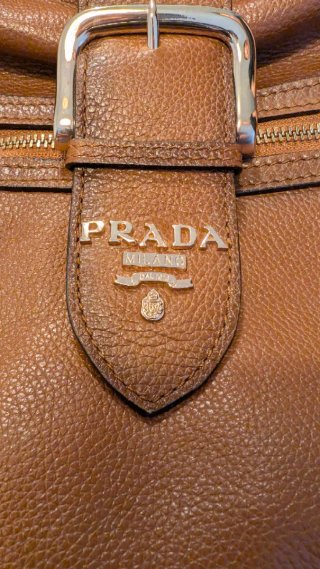 Bolso Prada Milano Marrón Piel