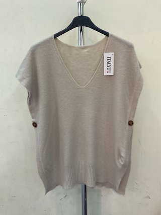 Jersey beige talla única