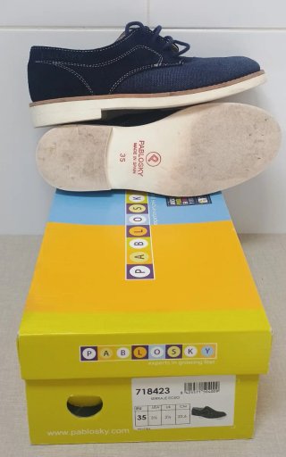 Zapatos Pablosky niño azul talla 35