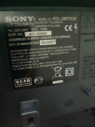 Sony Bravia TV LCD