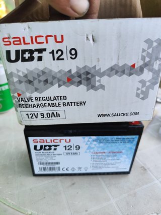 Batería Salicru UBT 12V 9Ah