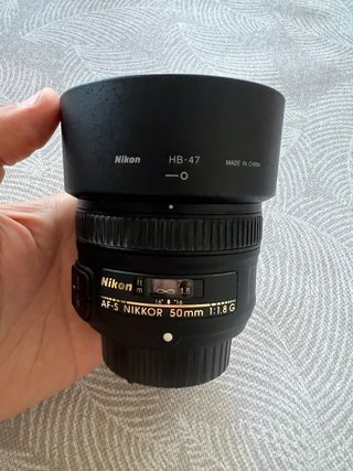 Objetivo Nikon AF-S Nikkor 50mm 1:1.8 G
