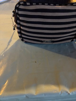 Bolso Bimba y Lola Rayas Beige y Negro
