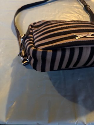 Bolso Bimba y Lola Rayas Beige y Negro