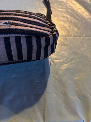 Bolso Bimba y Lola Rayas Beige y Negro