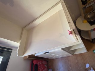 Mueble cómoda cambiador IKEA blanco