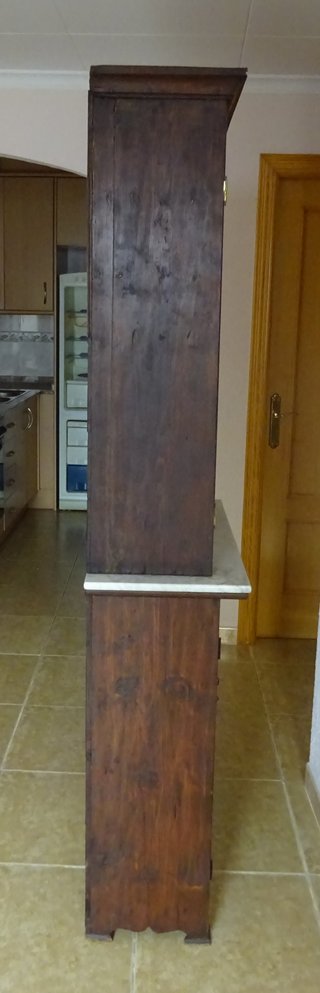 Mueble antiguo Alacena Madera y Mármol