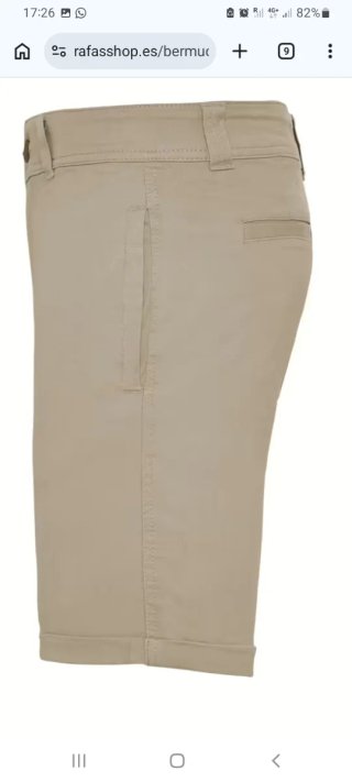 Bermuda Roly Ringo 9005 Beige Talla 40