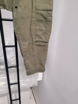 Pull&Bear Pantalones Cargo Verde Talla S
