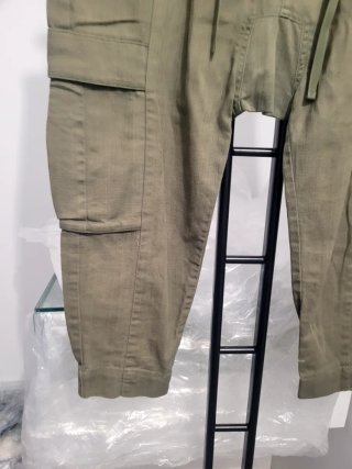 Pull&Bear Pantalones Cargo Verde Talla S