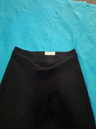 2 Pantalones negros niña talla 11/12