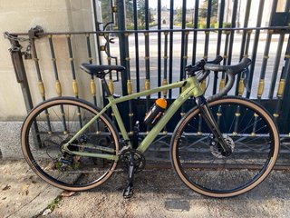 Bicicleta Gravel Verde