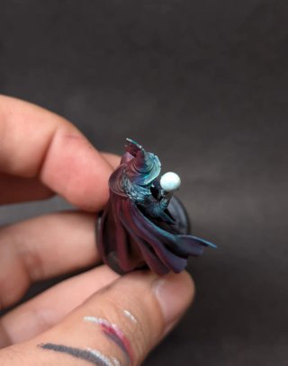 Miniatura pintada: Mago con osl 32mm DnD HeroQuest