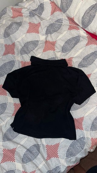 Top Bershka negro T. S/M