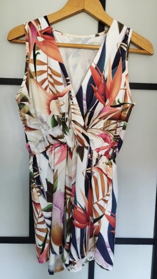 Mono corto estampado floral