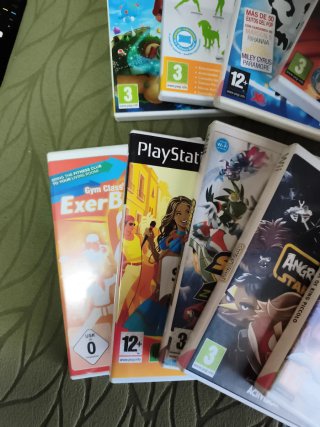 Juegos Wii o PS2:  Wii Fit, Dragon Ball, Angry...