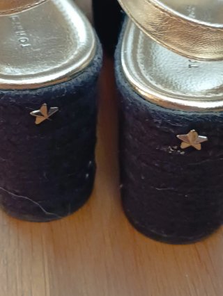 Sandalias Plataforma Tommy Hilfiger Doradas