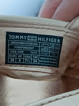 Sandalias Plataforma Tommy Hilfiger Doradas