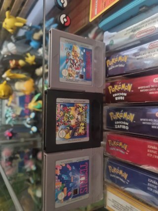 3 Juegos Game Boy: Tetris, Pokémon, Super Mario