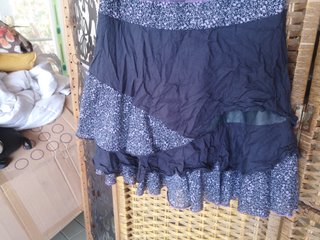 Vestido Cache Cache Azul Gris Floral T36