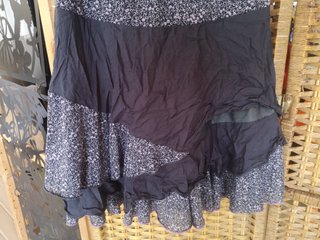 Vestido Cache Cache Azul Gris Floral T36