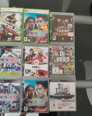 Giochi PS3 e Xbox 360: PES 6, Killzone, FIFA 09