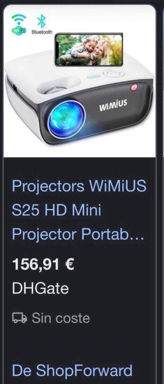 Proyector Portátil Wimius S25