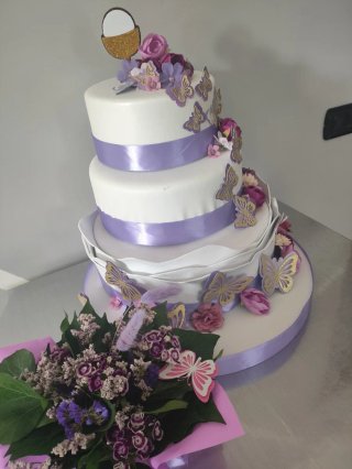 Torta per eventi decorata