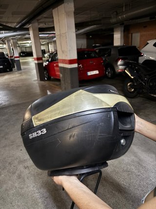 Maleta Baúl Moto SHAD Negra