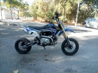 MTR Junior 110cc Motocross Azul/Blanco