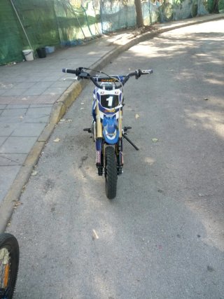 MTR Junior 110cc Motocross Azul/Blanco