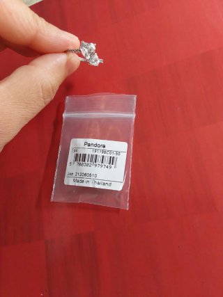 Anillo Pandora Dos Corazones Brillantes Plata
