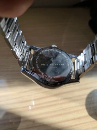 Reloj Philip Blanc Hombre Dorado y Plateado