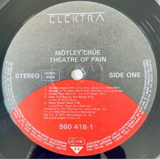 Mötley Crüe – Theatre Of Pain | LP Vinilo