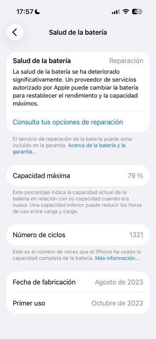 iPhone 15 Pro 128GB Negro