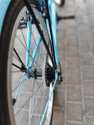 Bicicleta Urbana Azul City 45