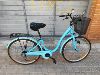 Bicicleta Urbana Azul City 45