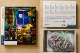 Pack 3 Puzzles 500 piezas y 1 de 100 de regalo