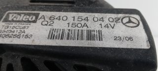 Mercedes-benz 376000 a6401540402 alternador clase