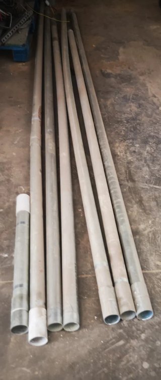 Tubo Metálico Galvanizado 17m Aprox.