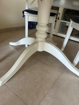 Mesa Liatorp ikea redonda extensible blanca