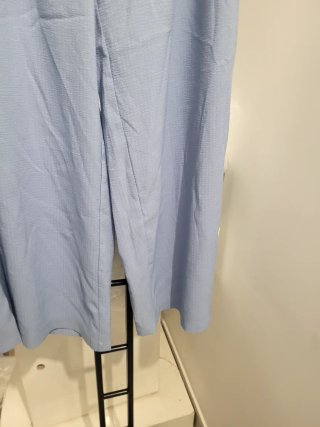 Pantalones anchos azules