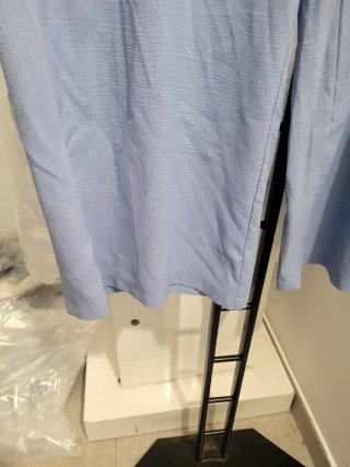 Pantalones anchos azules