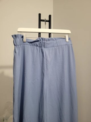 Pantalones anchos azules